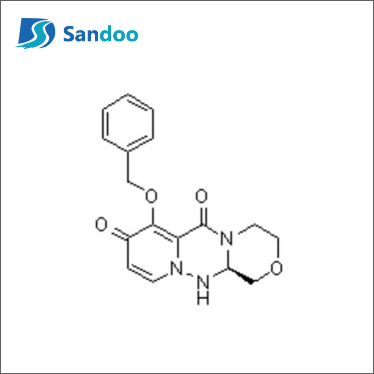 (12aR)-3,4,12,12a-Tetrahydro-7-(phenylmethoxy)-1H-[1,4]oxazino[3,4-c]pyrido[2,1-f][1,2,4] ट्रायझिन-6,8-डायोन