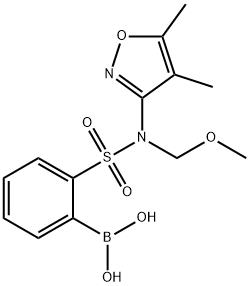 (2-(N-(4,5-dimethylisoxazol-3-yl)-N-(methoxymethyl)sulfamoyl)फिनाइल)बोरोनिक ऍसिड