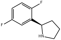 (2R)-2-(2,5-डिफ्लुओरोफेनिल)पायरोलिडाइन
