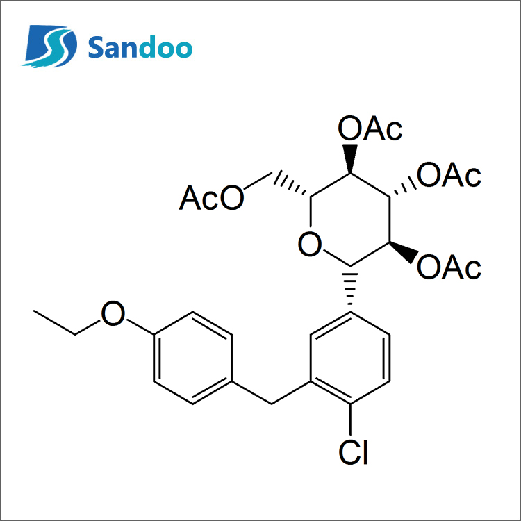 (2R,3R,4R,5S,6S)-2-(AcetoxyMethyl)-6-(4-Chloro-3-(4-Ethoxybenzyl)फिनाइल)Tetrahydro-2H-Pyran-3,4,5-Triyl Triacetate