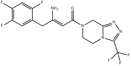 (2Z)-4-Oxo-4-[3-(trifluoromethyl)-5,6-dihydro-[1,2,4]triazolo[4,3-a]pyrazine-7(8H)-yl]-1- (2,4,5-trifluorophenyl)पण-2-en-2-amine