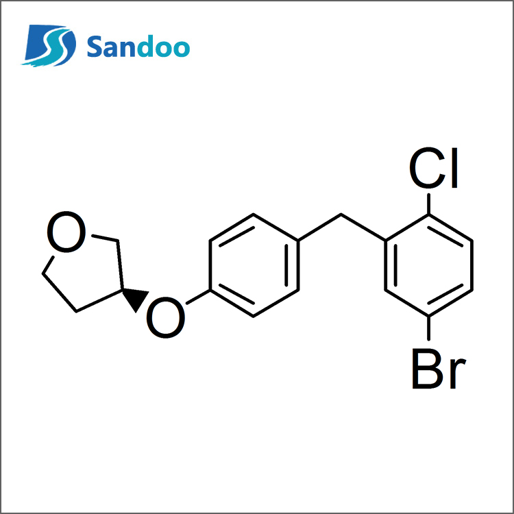 (3S)-3-[4-[(5-BroMo-2-क्लोरोफेनिल)मिथाइल]फिनॉक्सी]टेट्राहायड्रो-फुरान