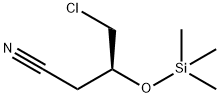 (3S)-4-क्लोरो-3-[(triMethylsilyl)ऑक्सी]ब्युटेनेनिट्रिल