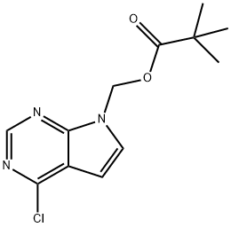 (4-Chloro-7H-pyrrolo[2,3-d]pyrimidin-7-yl)मिथाइल पिव्हॅलेट