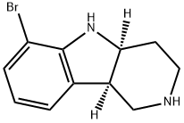 (4aS,9bR)-6-bromo-2,3,4,4a,5,9b-hexahydro-1H-pyrido[4,3-b]इंडोल
