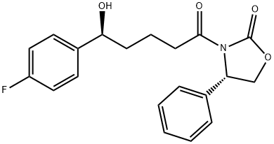 (4S)-3-[(5R)-5-(4-फ्लुओरोफेनाइल)-5-हायड्रोक्सीपेंटॅनॉयल]-4-फेनिल-1,3-ऑक्सझोलिडिन-2-ONE