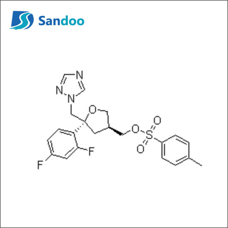 (5R-Cis)-टोल्युएन-4-सल्फोनिक ऍसिड 5-(2,4-डिफ्लुओरोफेनिल)-5-(1H-1,2,4-Triazol-1-Yl)Methyltetrahydrofuran-3-Ylmethyl Ester