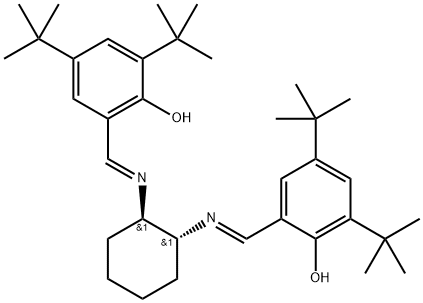 (R,R)-(-)-N,N'BIS(3,5-DI-TERT-BUTYLSALICYLIDENE)-1,2-सायक्लोहेक्सनेडियामाइन