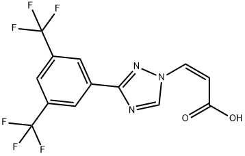 (Z)-3-(3-(3,5-bis(trifluoroMethyl)फिनाइल)-1H-1,2,4-triazol-1-yl)ऍक्रेलिक ऍसिड