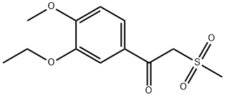 1-(3-Ethoxy-4-Methoxyphenyl)-2-(Methylsulfonyl) इथेनॉन