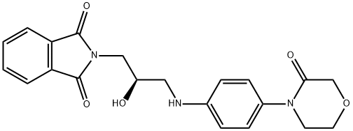 1H-ISOINDOLE-1,3(2H)-DIONE, 2-[(2R)-2-हायड्रोक्सी-3-[[4-(3-OXO-4-मॉर्फोलिनिल)फेनिल]अमिनो]प्रॉपाइल]-