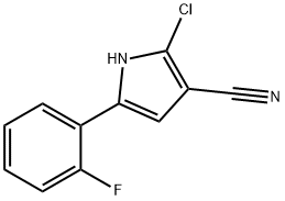 2-क्लोरो-5-(2-फ्लोरोफेनिल)-1एच-पायरोल-3-कार्बोनायट्रिल