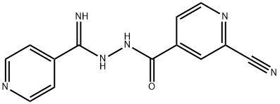 2-Cyano-N'-(imino(pyridin-4-yl)मिथाइल) isonicotinohydrazide