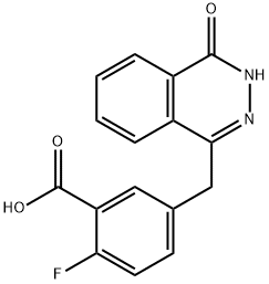 2-फ्लोरो-5-(4-ऑक्सो-3,4-डायहायड्रोफ्थालाझिन-1-yl) मिथाइल) बेंझोइक ऍसिड