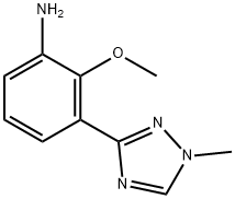 2-मेथॉक्सी-3-(1-मिथाइल-1H-1,2,4-ट्रायझोल-3-yl) ॲनिलिन