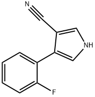 4-(2-फ्लुरोफेनिल)-1H-पायरोल-3-कार्बोनिट्रिल