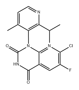 7-क्लोरो-6-फ्लोरो-(1M)-1-[4-मिथाइल-2-(प्रोपॅन-2-yl)पायरीडिन-3-yl]पायरिडो[2,3-d]पायरीमिडीन-2,4(1H, 3H) - डायोन