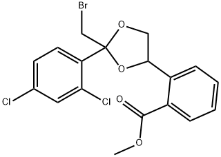 cis-2-(ब्रोमोमेथिल)-2-(2,4-डायक्लोरोफेनिल)-1,3-डायऑक्सोलेन-4-यल्मेथाइल बेंझोएट