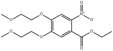 इथाइल 4,5-bis(2-methoxyethoxy)-2-nitrobenzoate