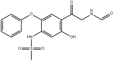 मिथेनेसल्फोनामाईड, N-[4-[2-(forMylaMino)acetyl]-5-hydroxy-2-phenoxyphenyl]-