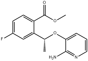 मिथाइल(R)-2-(1-((2-aminopyridin-3-yl)ऑक्सी)इथिल)-4-फ्लोरोबेंझोएट