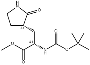 मिथाइल(S)-2-(Boc-amino)-3-[(S)-2-oxo-3-pyrrolidinyl ]propanoate