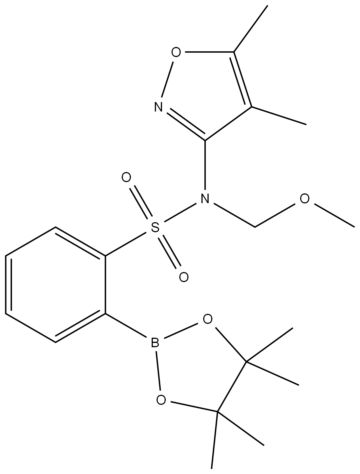 N-(4,5-डायमिथिलिसोक्साझोल-3-yl)-N-(मेथोक्सिमथिल)-2-(4,4,5,5-टेट्रामेथाइल-1,3,2-डायऑक्सबोरोलन-2-yl) बेंझिनेसल्फोनामाइड
