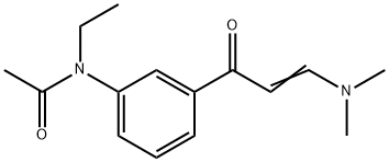 N-Ethyl-N-3-(3-dimethylamino-1-oxo-2-propenyl)phenyl)acetamide