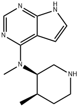 एन-मिथाइल-एन-((3R,4R)-4-मेथिलपिपेरिडिन-3-yl)-7H-पायरोलो[2,3-d]पायरीमिडिन-4-अमाईन