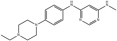 N4-(4-(4-ethylpiperazin-1-yl)फिनाइल)-N6- MethylpyriMidine-4,6-diaMine