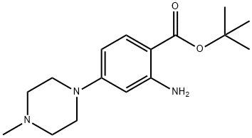 tert-butyl 2-amino-4-(4-methylpiperazin-1-yl)बेंझोएट