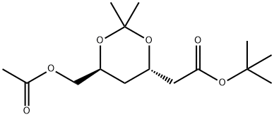 tert-Butyl (4R-cis)-6-[(acetyloxy)मिथाइल]-2,2-डायमिथाइल-1,3-डायॉक्सेन-4-एसीटेट